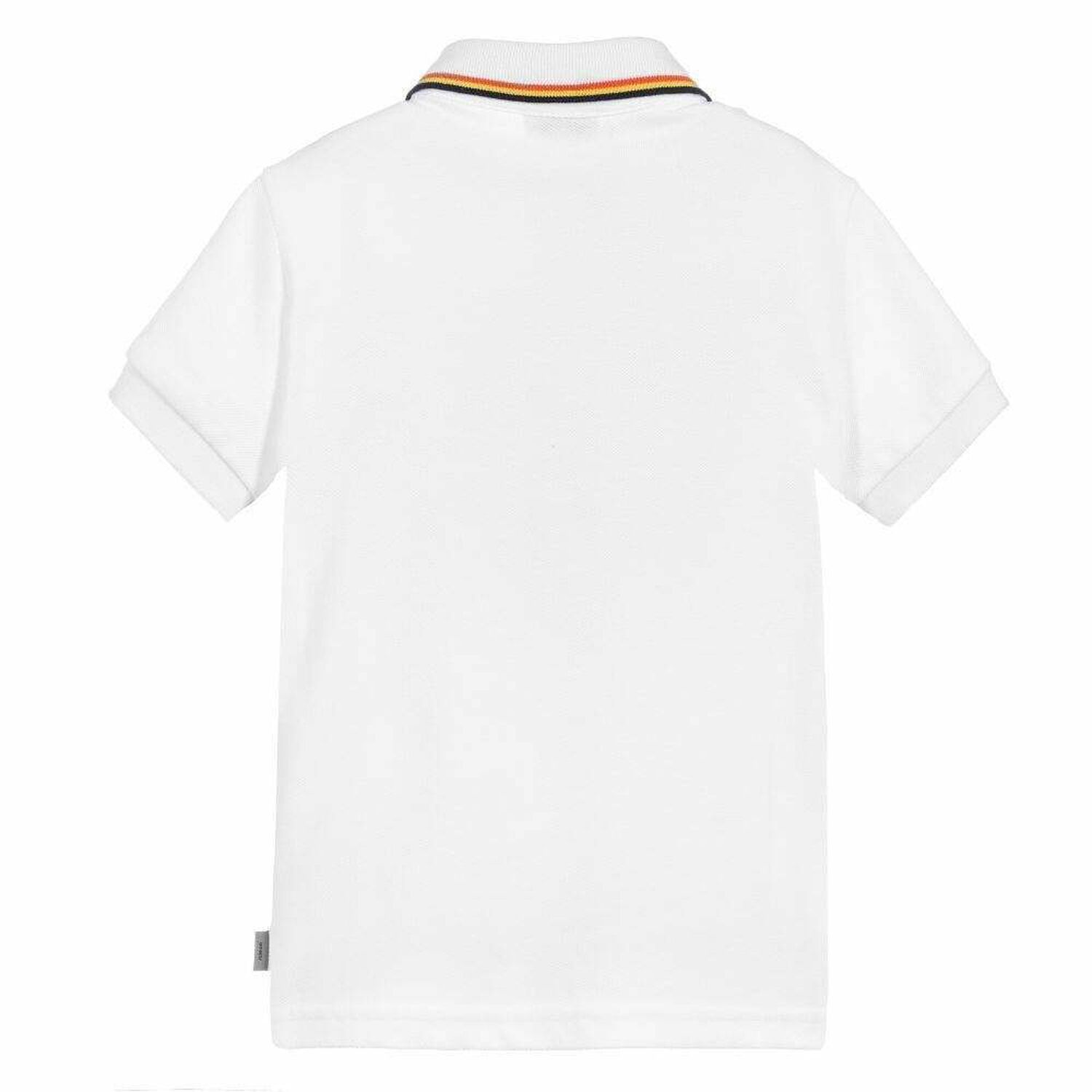 Boys White Cotton Polo Shirt, 1, hi-res image number null