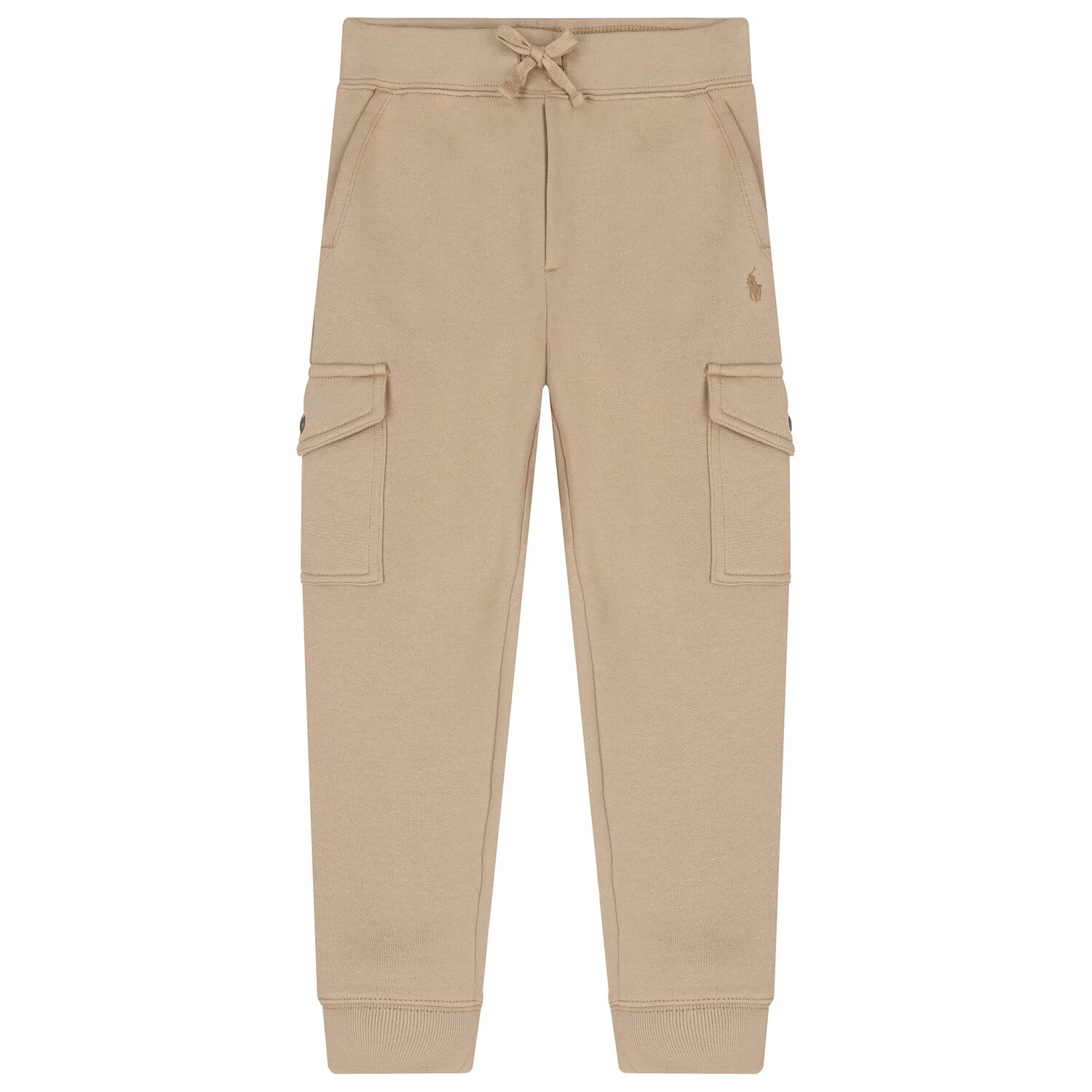 Boys Beige Logo Joggers, 1, hi-res image number null