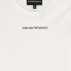 Boys Ivory Logo Long Sleeve Top, 1, hi-res
