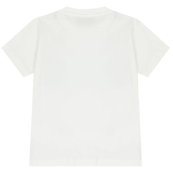 Boys White Logo T-Shirt