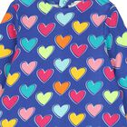 Girls Blue Heart Dress Set, 1, hi-res