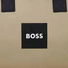 Beige Logo Canvas Baby Changing Bag, 1, hi-res