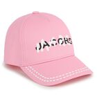 Girls Pink Logo Cap, 1, hi-res