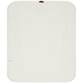Pink, Ivory & Gold Logo Baby Blanket