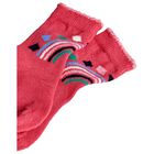 جوارب باللون الكحلي والوردي للبنات ( 3 قطع ), 1, hi-res