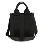 Girls Black Logo Handbag, 1, hi-res