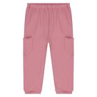 Younger Girls Pink & Ivory Tracksuit Set, 1, hi-res