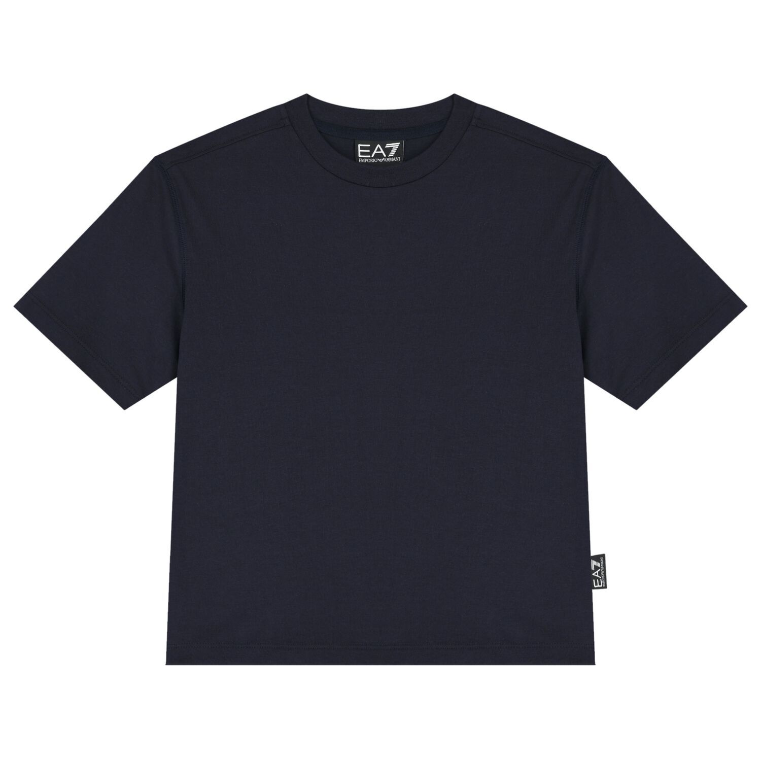 Boys Navy Blue Logo T-Shirt, 3, hi-res image number null