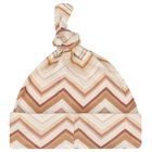 Beige & Brown Zig Zag Babygrow Set, 2, hi-res