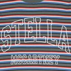 Boys Multi-Coloured Striped Logo Long Sleeve Top, 1, hi-res