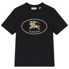 Black EKD Logo T-Shirt, 1, hi-res