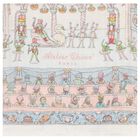 White & Blue Nutcracker Baby Carré Swaddle & Bib Gift Set, 1, hi-res