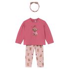 Younger Girls Pink Leggings Set, 2, hi-res