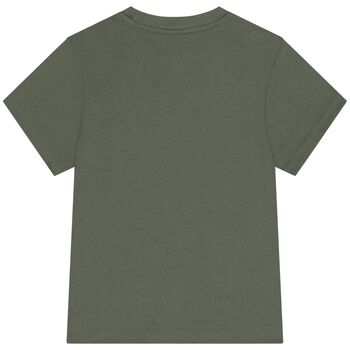 Boys Green Logo T-Shirt 