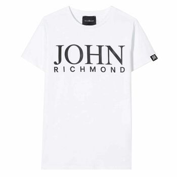 Boys White Logo T-Shirt