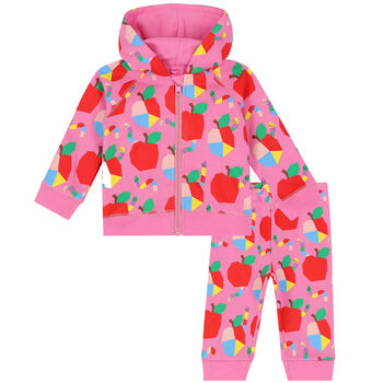 Younger Girls Pink Apple Tracksuit