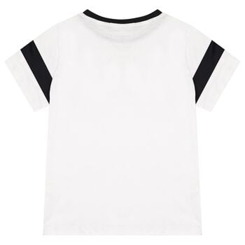 Boys White Logo T-Shirt