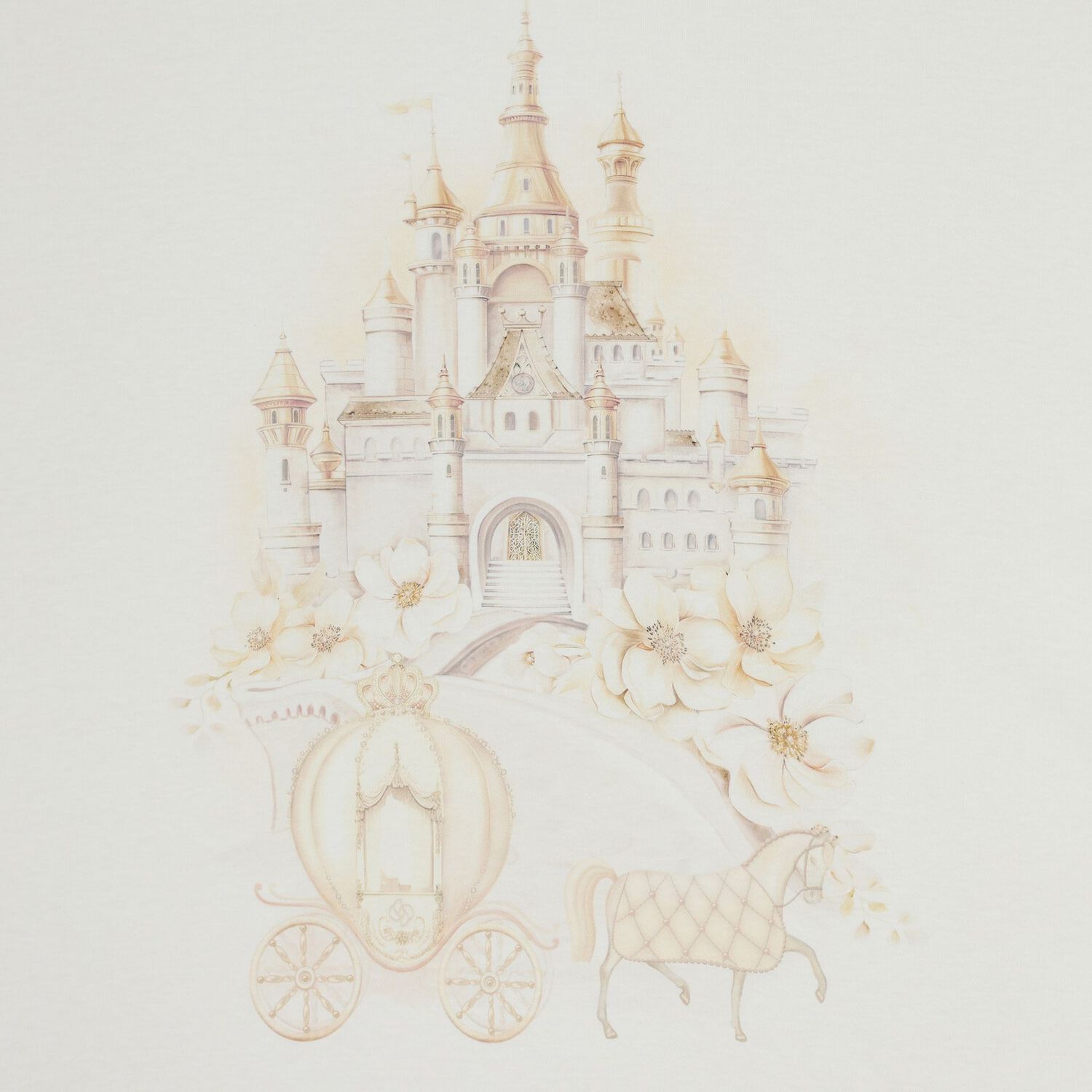 Baby Girls Ivory Blanket & Hat Set , 1, hi-res