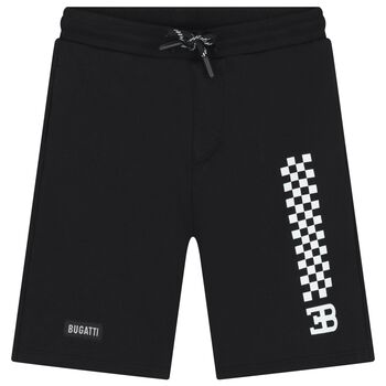 Boys Black Logo Shorts