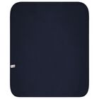 Baby Boys White & Navy Blue Logo Blanket, 2, hi-res