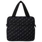 Black Logo Baby Changing Bag, 2, hi-res