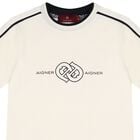 Boys Beige Logo T-Shirt, 1, hi-res