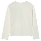Boys Ivory Long Sleeve Top, 1, hi-res