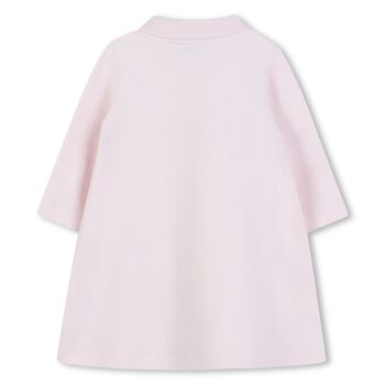 Younger Girls Pink Logo Polo Dress