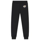 Black Teddy Bear Logo Tracksuit, 1, hi-res