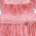 Girls Pink Peony Tulle Dress, 1, hi-res