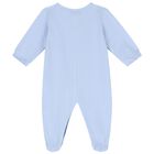 Baby Boys Blue Logo Babygrow Gift Set, 1, hi-res