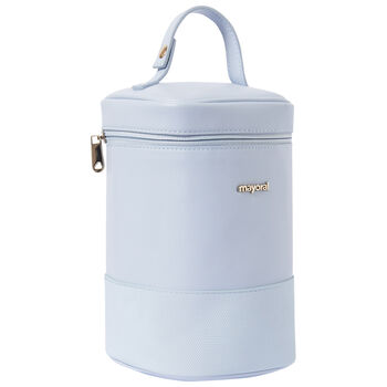 Blue Insulated Bottle Bag