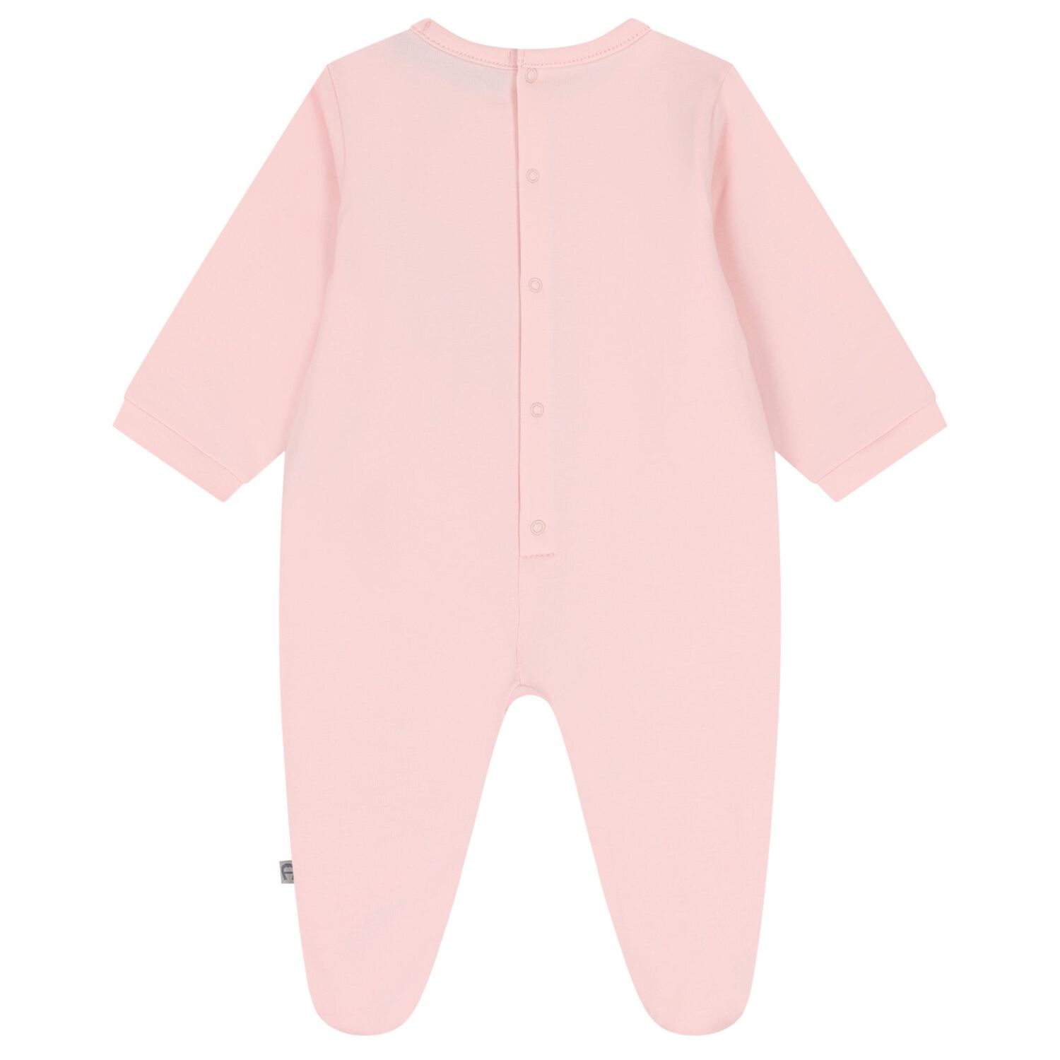 Baby Girls Pink Teddy Bear Logo Babygrow, 3, hi-res