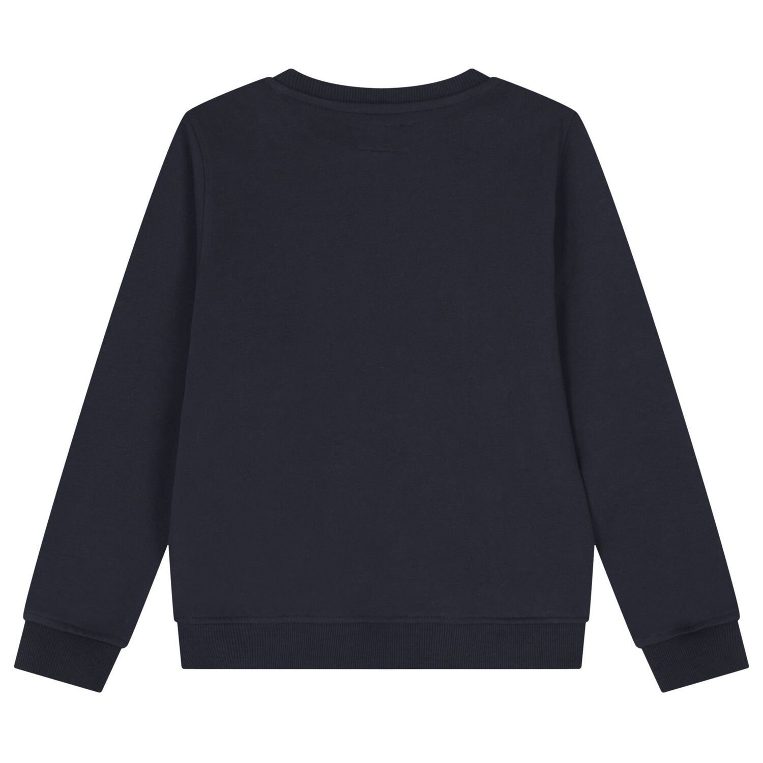 Boys Navy Blue Teddy Bear Logo Sweatshirt, 3, hi-res