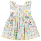 Younger Girls Ivory Dress Set, 1, hi-res