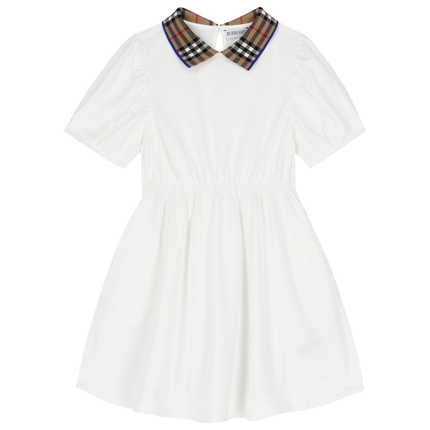 فستان بنات بولو باللون الأبيض, 1, hi-res image number null