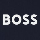 Boys Navy Blue Logo T-Shirt, 3, hi-res