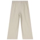 Girls Pink & Beige Trousers Set, 1, hi-res