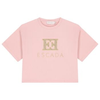 Girls Pink Logo T-Shirt
