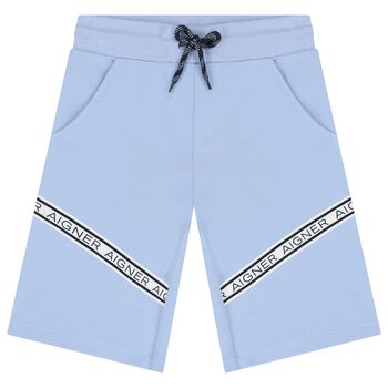 Boys Blue Logo Shorts