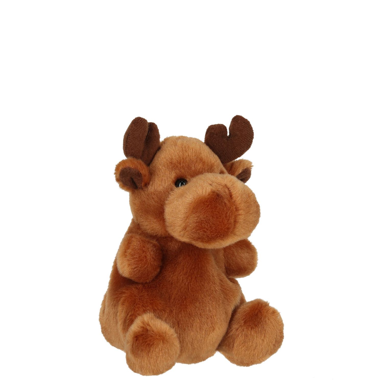 Palm Pals Brown Reindeer Soft Toy ( 15CM ), 1, hi-res