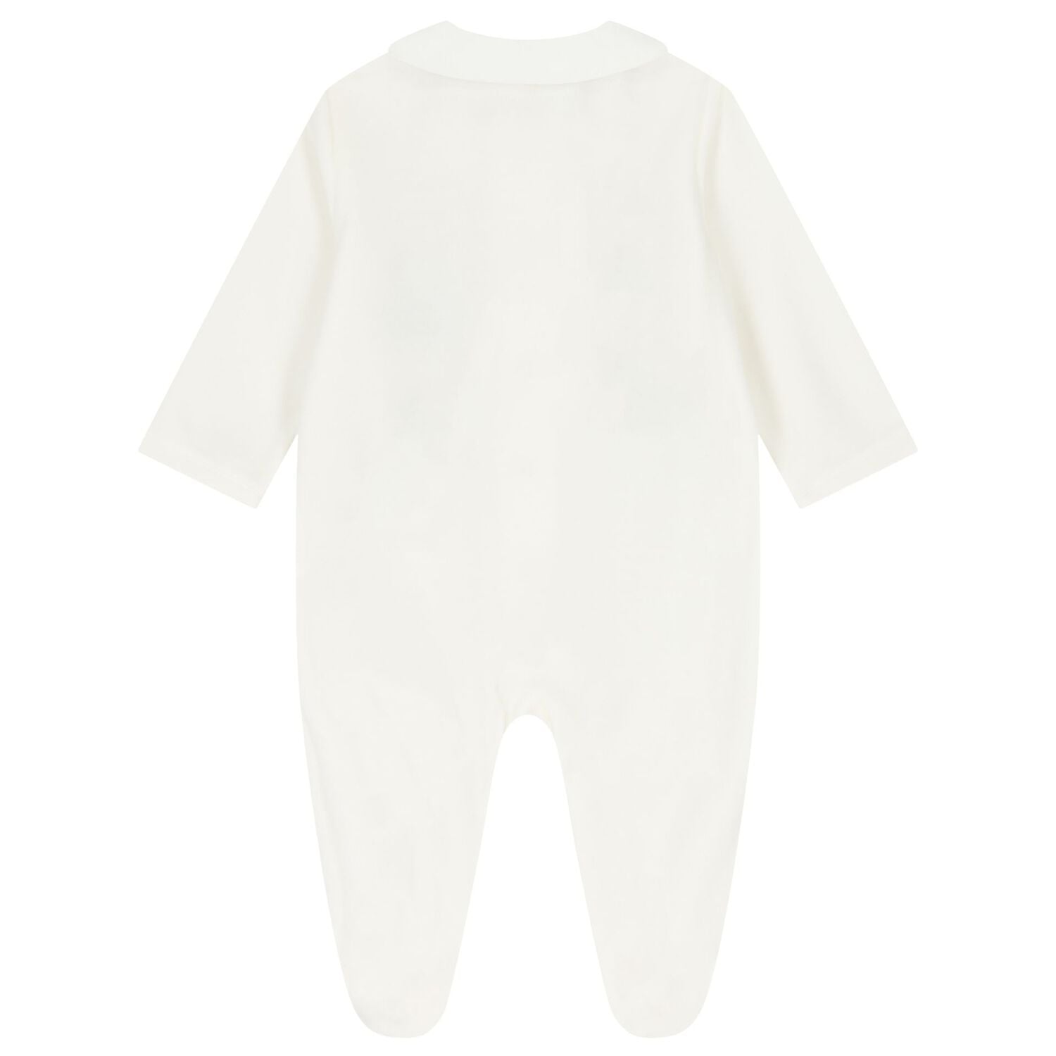 Ivory Embroidered Animal Babygrow, 1, hi-res