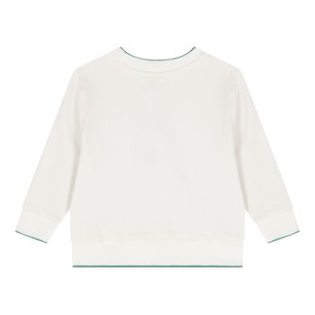 Baby Boys Ivory Polo Bear Sweatshirt