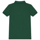 Boys Green Logo Polo Shirt, 1, hi-res