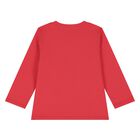 Younger Red Logo & Popcorn Long Sleeve Top, 2, hi-res