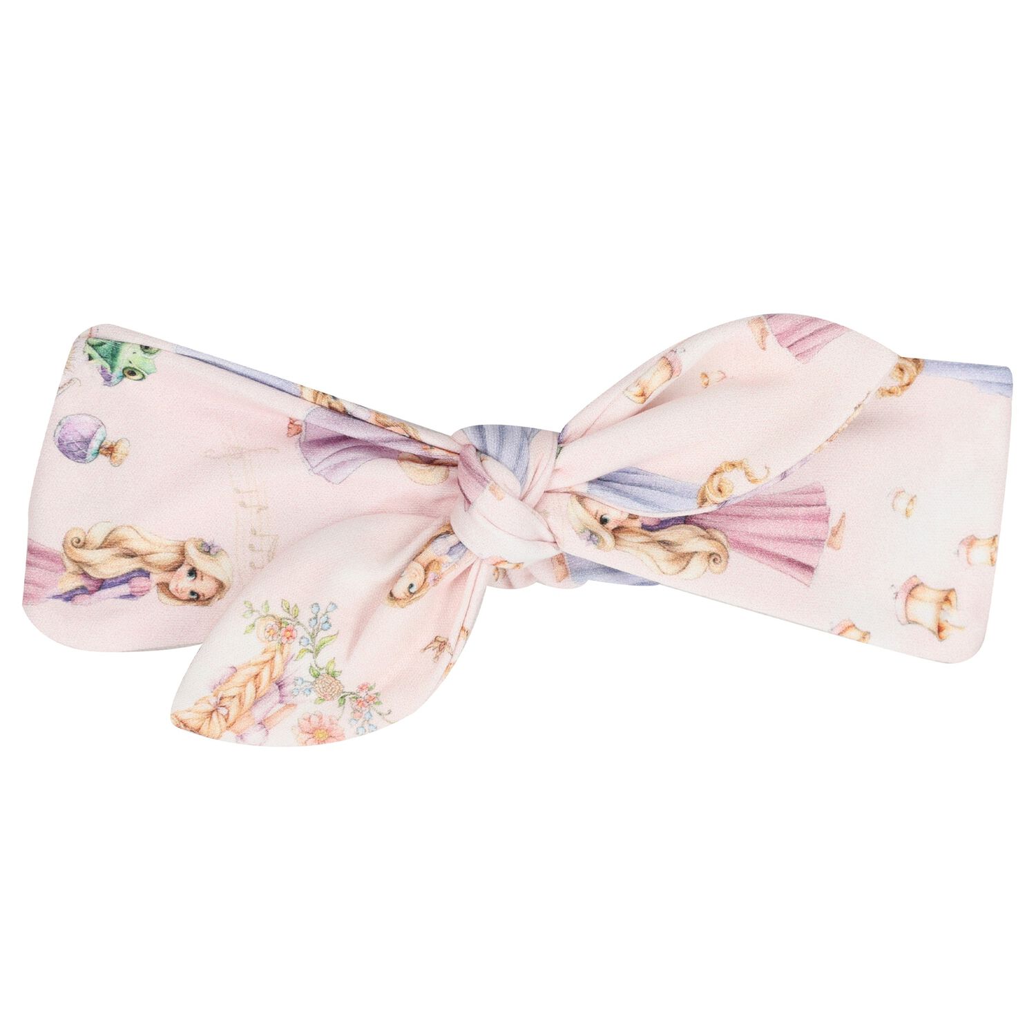 Baby Girls Pink Aurora Bow Headband, 1, hi-res
