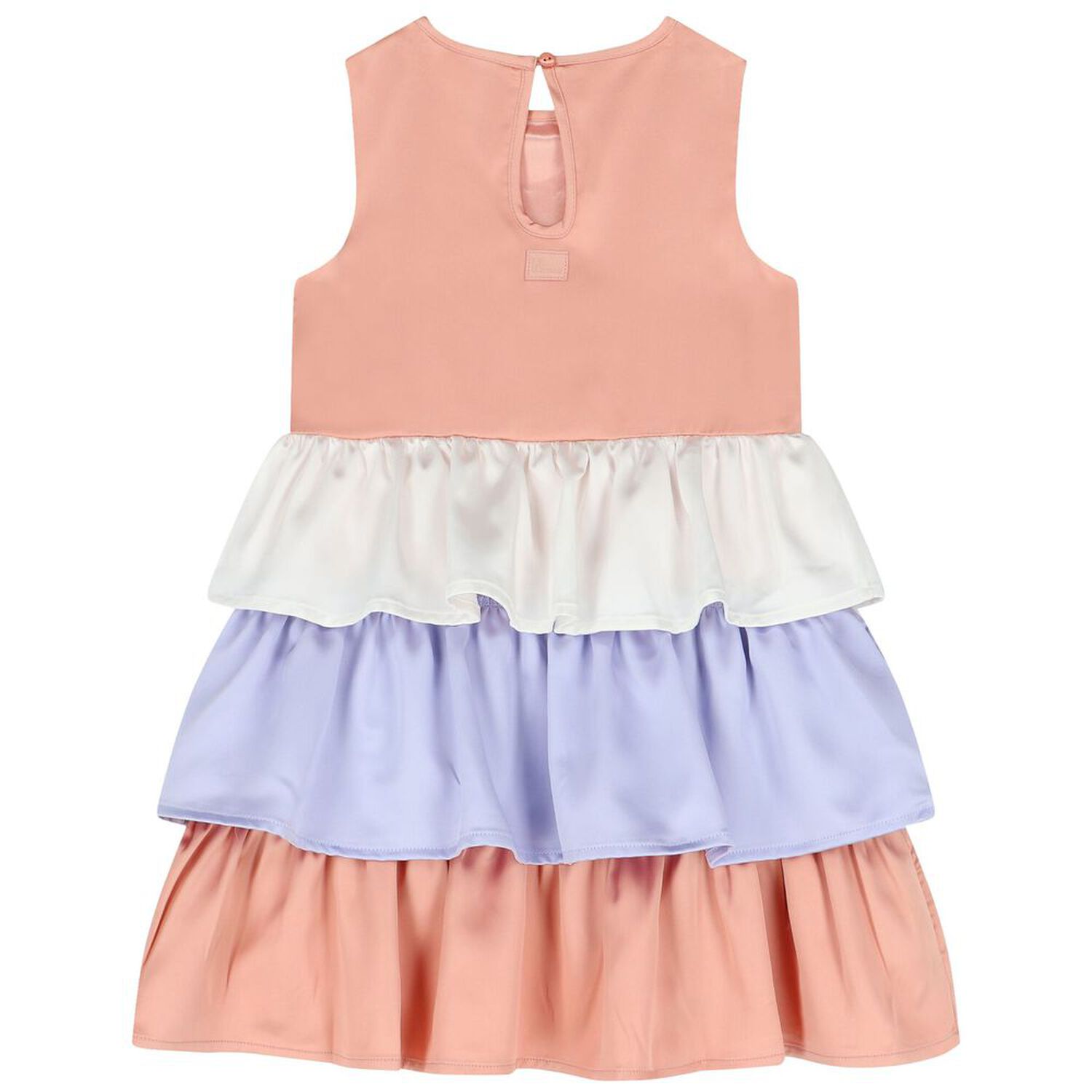 Girls Multi-Colored Layered Dress, 1, hi-res image number null