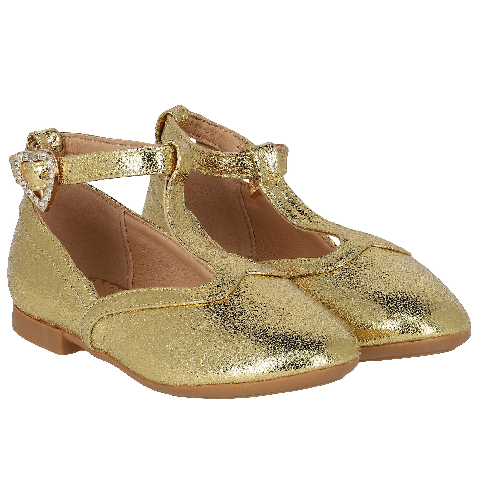 Girls size shop 3 gold shoes