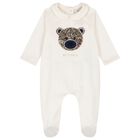Ivory Teddy Bear Babygrow Gift Set, 1, hi-res