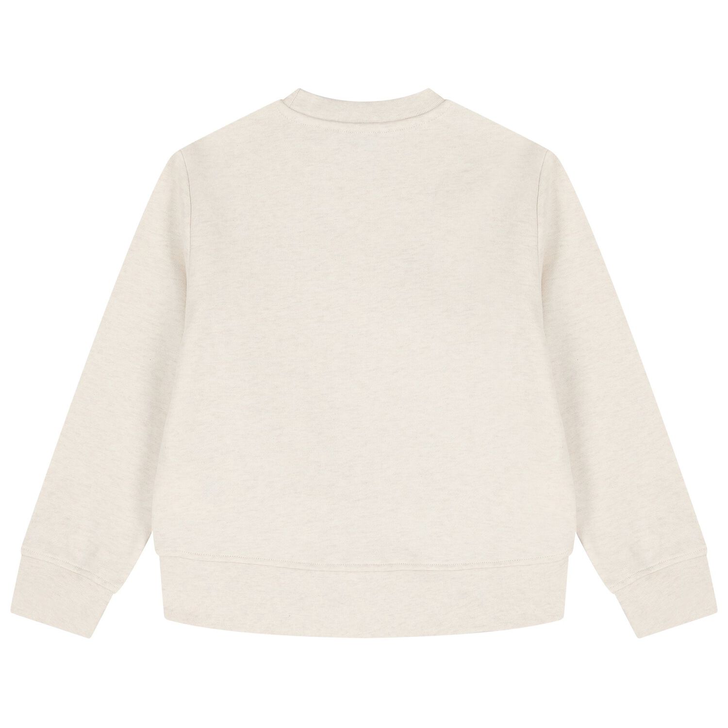 Girls Beige Logo Sweatshirt, 1, hi-res